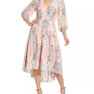 Floral-Print Midi Dress